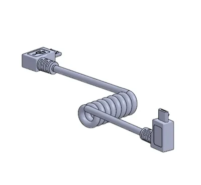 Micro USB Curly Cable
