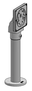Ergonomic Solutions SpacePole 250mm Mounting Pole for Engage One
