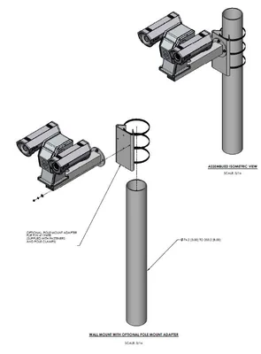 FLIR Pole Adapter for PT-Series