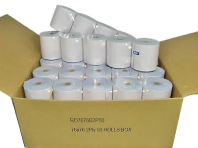 POSMarket 2PLY Paper 76X76 50 Roll Box Plain