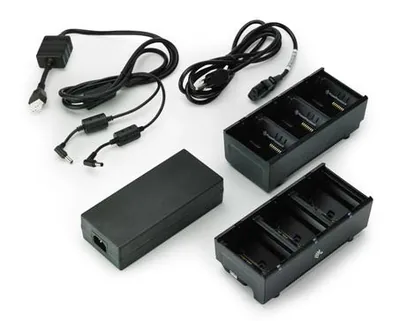 Dual 3-Slot Battery Charger