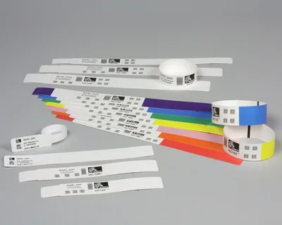 Zebra Wristband Polyester DT 25X201 Infant Plain