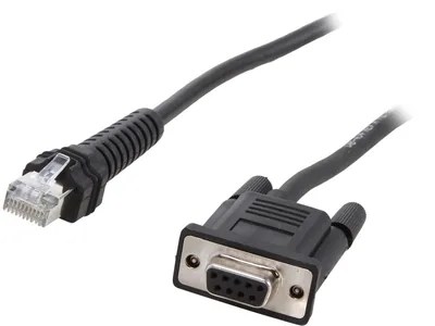 Datalogic CAB-434 RS232 9-PIN Female Coiled Cable