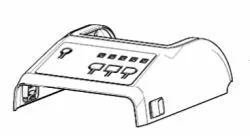 Zebra ZD420D Cover Assembly for Standard Models w/ Touch Kit