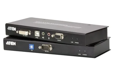 Aetek USB Single Link DVI KVM Console Extender