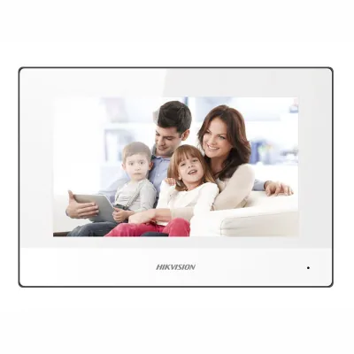 Hikvision 2nd Gen IP Intercom 7" Touch Screen Room Statio, White