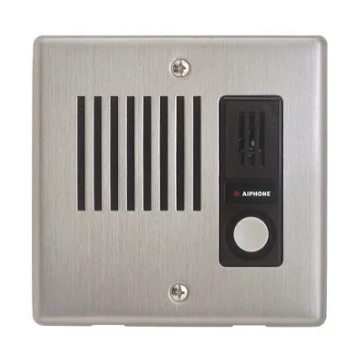 Aiphone IE Series Door Station, Stainless Steel Faceplate