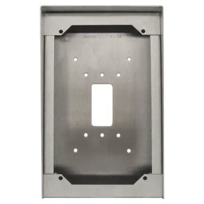 Aiphone Surface Mount Box, Stainless Steel