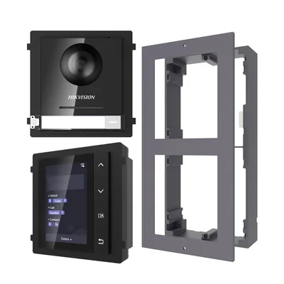 Hikvision 2nd Gen IP Intercom, Door Station w/ Surface Mount Bracket