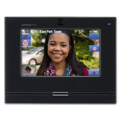 Aiphone IX 2 Series 7" Master Intercom Station, AI-IX-MV7-B