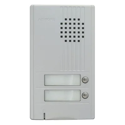 Aiphone DA Series 2 Call Door Station, Surface Mount, Silver