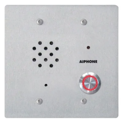 Aiphone IE Series 2-Gang AV Sub Station, Stainless Steel