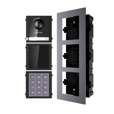 Hikvision 2nd Gen IP Intercom Kit, Door Station, Keypad, Reader Module