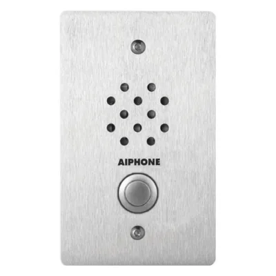 Aiphone LEM Series 1-Gang Stainless Steel Audio Sub Station