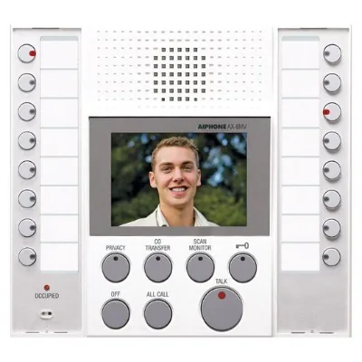 Aiphone AX Series Audio / Video Master, AI-AX-8MV-W
