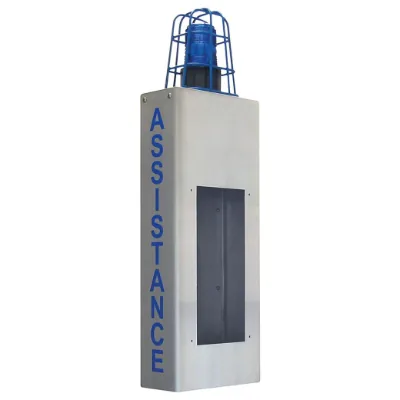 Aiphone IS Series Wall Mount Box with Cage, Assist Lettering