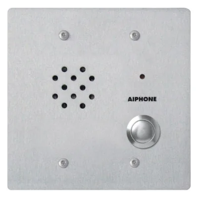 Aiphone LEM Series 2-Gang Stainless Steel Audio Sub Station, Cam