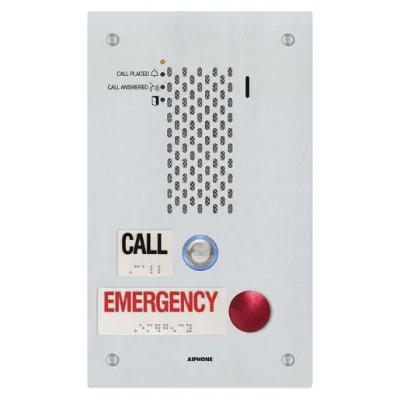 Aiphone IX 2 Series Emergency Audio Door Station & Emergency Button