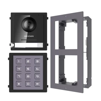 Hikvision 2nd Gen IP Intercom Kit, Door Station, Keypad Module & Surfa