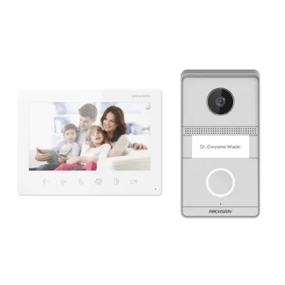 Hikvision 2 Wire Intercom Kit, HD Analogue, 1 to 1, Surface Mount