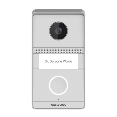 Hikvision 2 Wire Intercom HD Analogue Door Station, Flush Mount