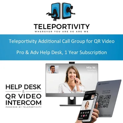 Teleportivity Additional Call Group for QR Video Pro & Adv Help Desk