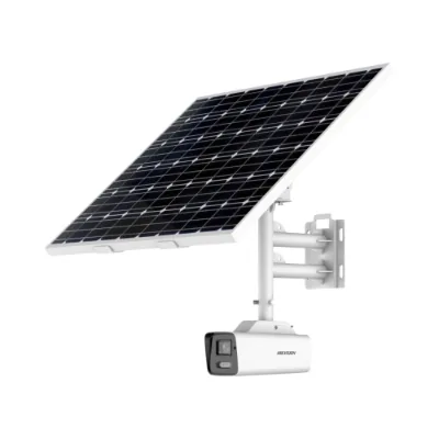 Hikvision 8MP ColorVu Bullet Solar Power 4G Camera, 80W Panel, No Batt