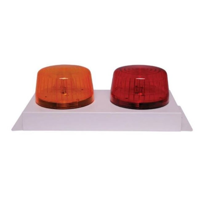 Honeywell 4-Wire Red & Amber Dual Strobe