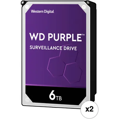 Western Digital WD Purple 6TB 64MB Surveillance HDD