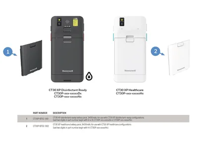 Honeywell BATTERY STD 3400MAH CT30XP DRH