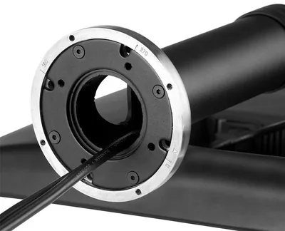 SD-POS pole bracket with cable shown