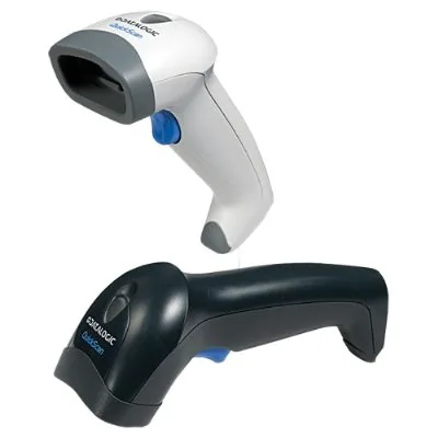 qd 2300 laser barcode reader in black an