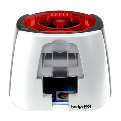 EvolisBadgy200ColourPlasticIDCardPrinterStarterPackage 2