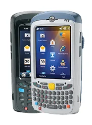 MC55X right view with buttons