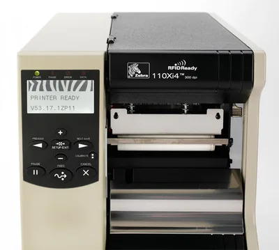 zebra 110xi4  front view