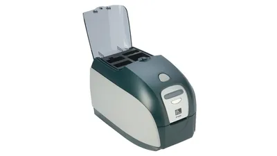 P100i with media lid open