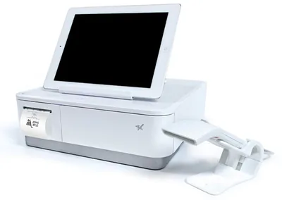 White Unit with Monitor Cash Drawer and