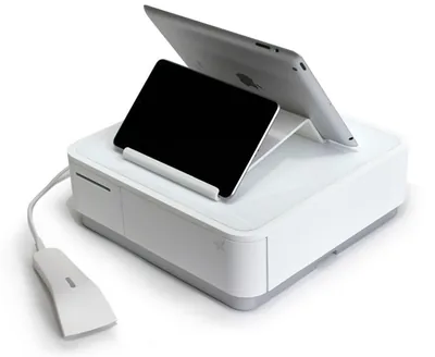 White Unit with  Dual monitor and Scanne