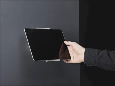 ipad with bracket for the mount