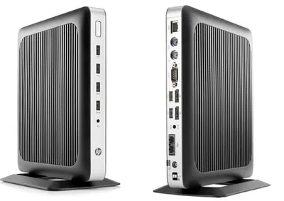 Thin Client shown with ports