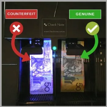 Check Note Counterfeit Detector