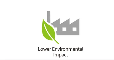 Lower Environmental Impact