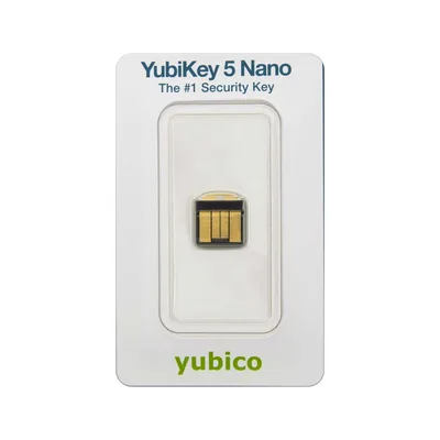 Yubico Yubikey V5 Nano packaging