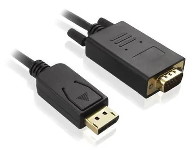 POSMarket Cable Display Port to VGA Male to Male 1080p