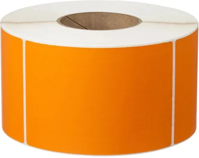 Calibor Label Plain Permanent 76x48 1AC 3000/R 76mm Orange